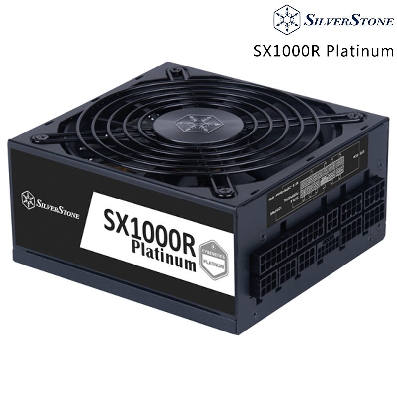 SILVERSTONE 銀欣 SX1000R Platinum 白金牌 1000W SFX12V 4.0 PCIe 5.0 全模組 SFX-L 電源供應器 SST-SX1000-LPT