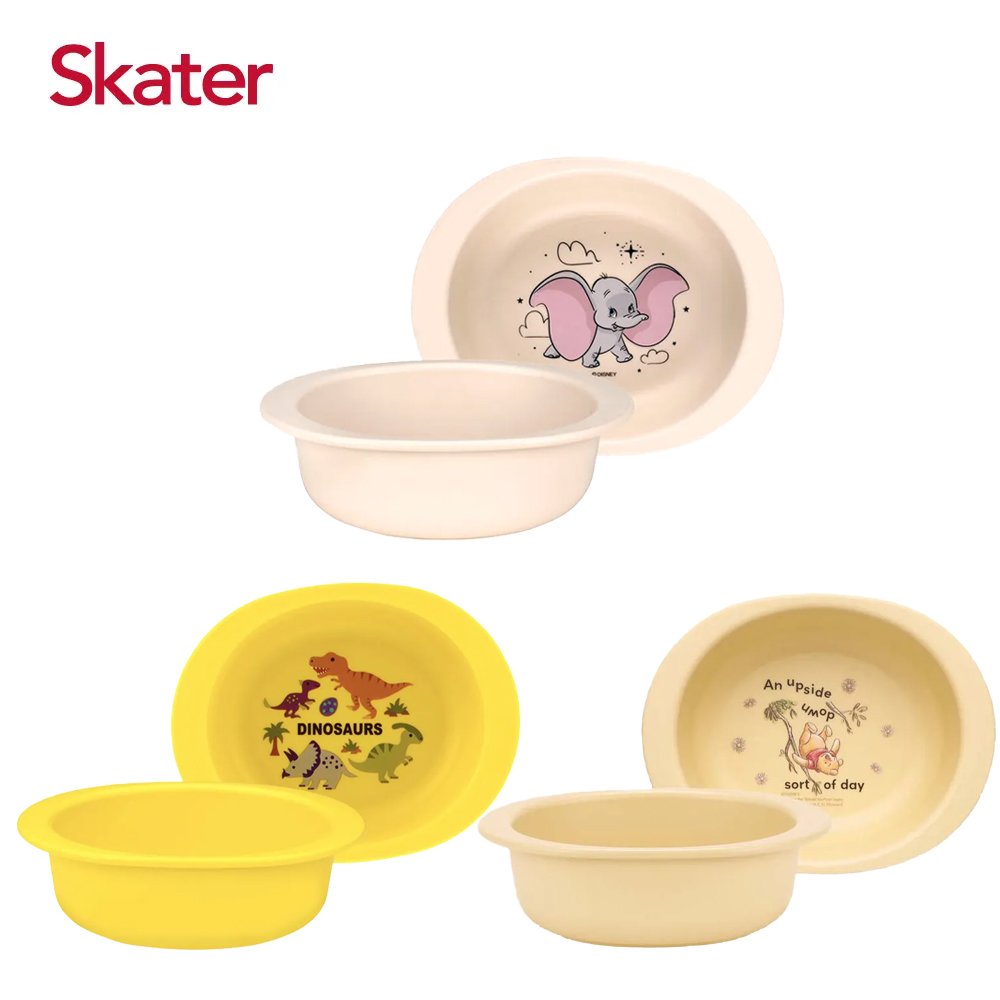 Skater 幼兒深口盤(可微波) (小飛象/維尼/恐龍) /兒童餐具