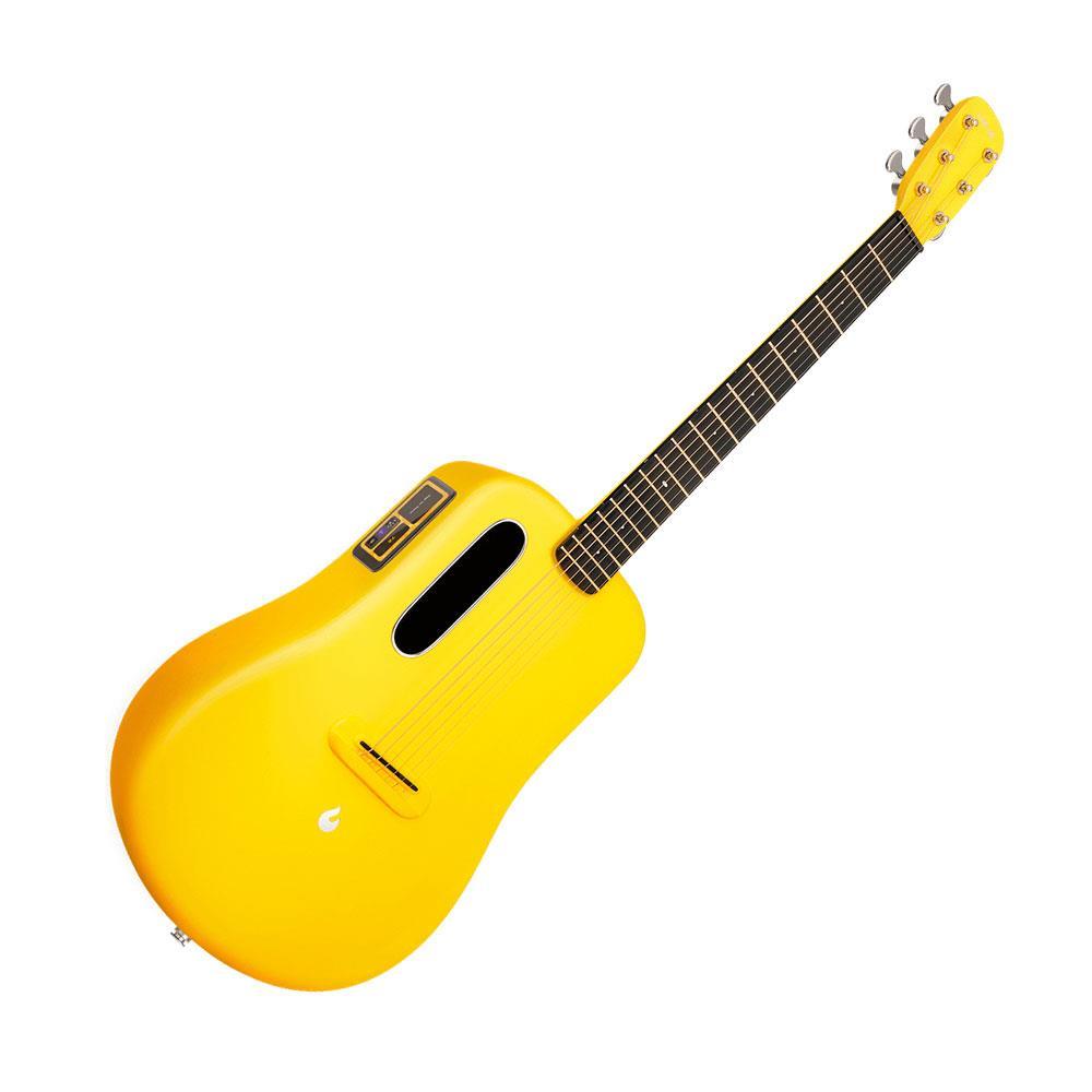 亞洲樂器 LAVA ME 3 拿火 38吋 智能碳纖維吉他 限量金黃色 / 搭配超輕太空琴袋