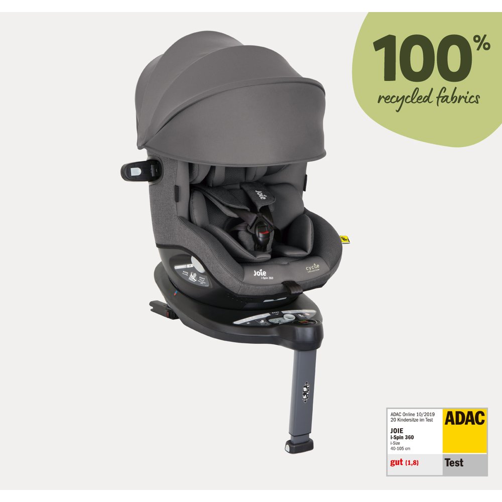 【預購】奇哥 Joie i-spin 360 Canopy 0-4歲汽座-全罩式(頂篷款) /汽車安全座椅 cycle