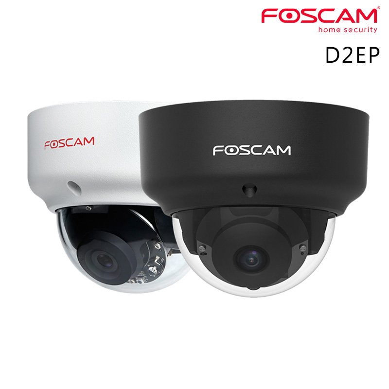 FOSCAM D2EP 1080P 防破壞 半球形 攝影機 黑色 白色