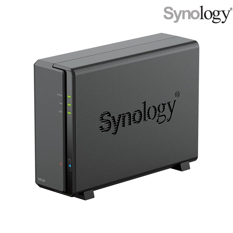 Synology 群暉科技 DiskStation DS124 1Bay Realtek 1GB NAS 網路儲存伺服器 /紐頓e世界