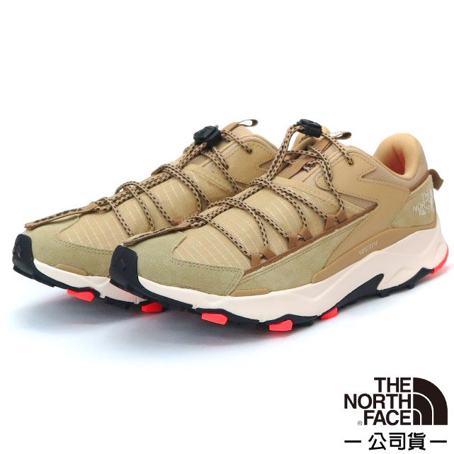 【美國 The North Face】男新款 VECTIV Taraval Tech 休閒鞋.戶外登山健行鞋.運動鞋/Surface CTRL抓地外底/7W4S-QV3 淺棕 N