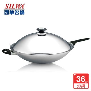 西華SILWA 五層複合金不鏽鋼炒鍋 36cm (單柄)
