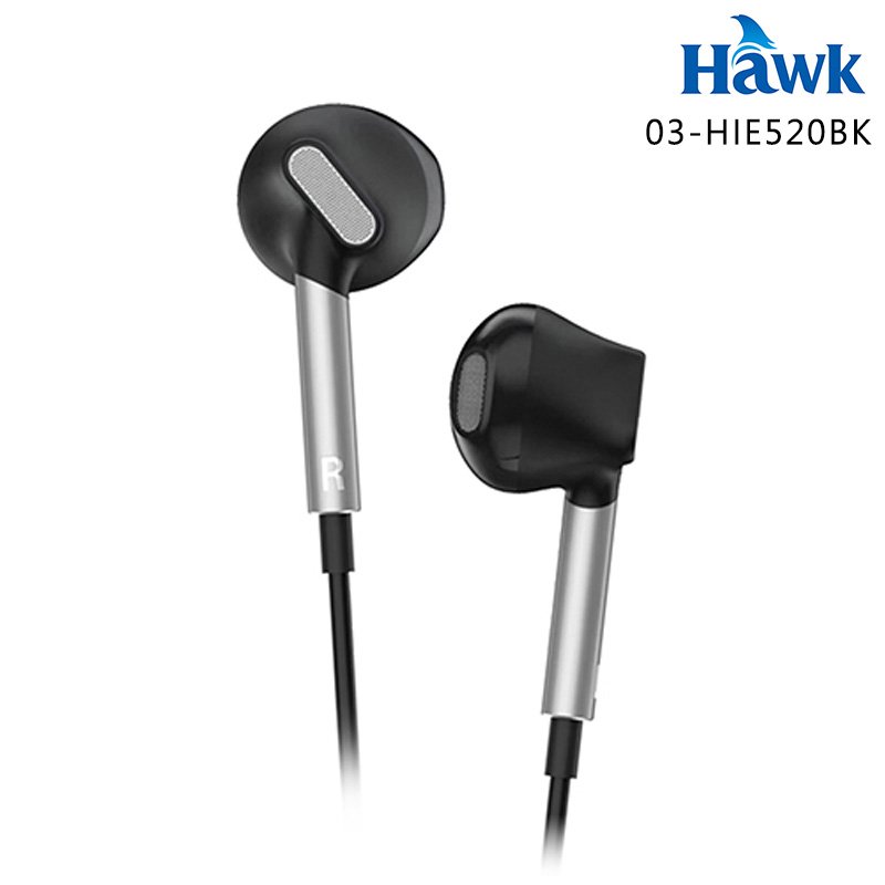 HAWK 浩客 E520 耳塞式 TYPE-C 音樂耳機 03-HIE520BK /紐頓e世界