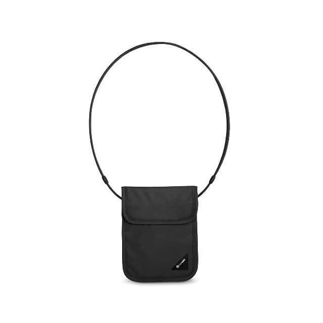 Pacsafe Coversafe X75 RFID 頸掛式護照包-黑 10148-100 游遊戶外Yoyo Outdoor