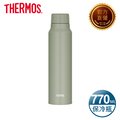 【THERMOS 膳魔師】不鏽鋼氣泡保冷隨身瓶770ml-清新綠(FJK-750-KKI)
