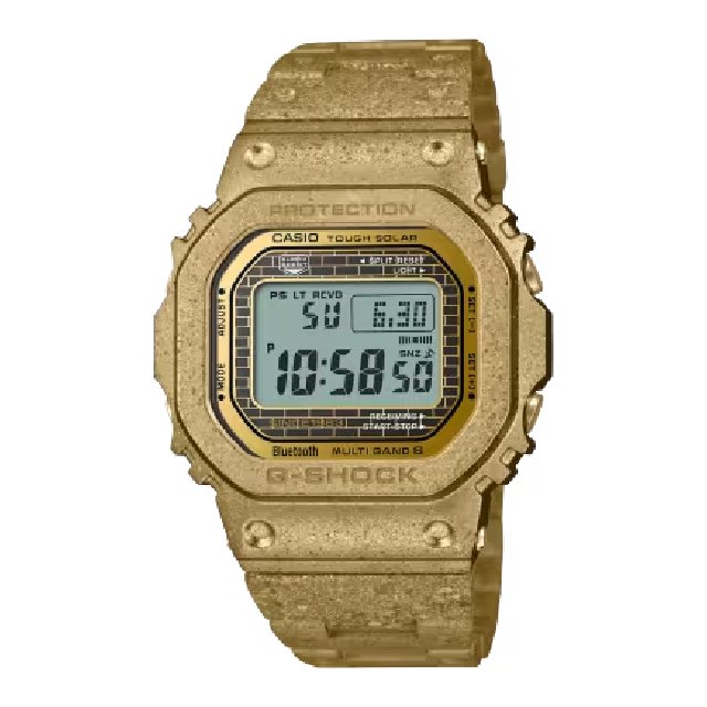 CASIO 卡西歐G-SHOCK GMW-B5000PG-9 40周年RECRYSTALLIZED系列限量璀璨風格全金屬時尚腕錶 43.2mm