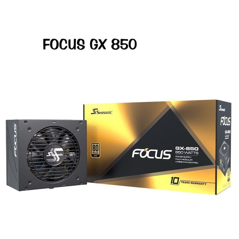 米特3C數位–海韻 Focus GX-850 ATX3.0 850W 金牌全模組電源供應器/SSR-850FX³