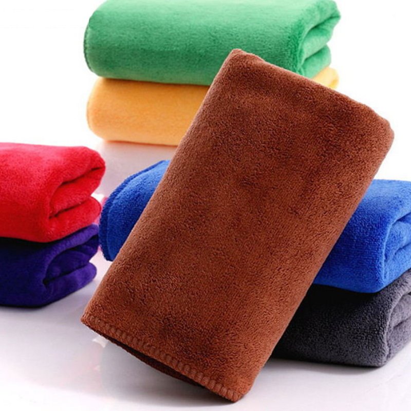 【GL390C】細纖維擦車巾 60x160cm 加厚款 咖啡色 吸水抹布 寵物 毛巾 抹布 洗車巾 浴巾