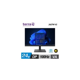 【Terra 沃特曼】2427W V2 24型 VA 低藍光不閃屏螢幕
