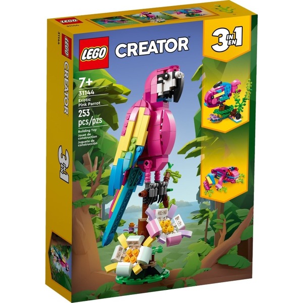 1-2月特價 樂高LEGO CREATOR 異國粉紅鸚鵡 31144 TOYeGO 玩具e哥