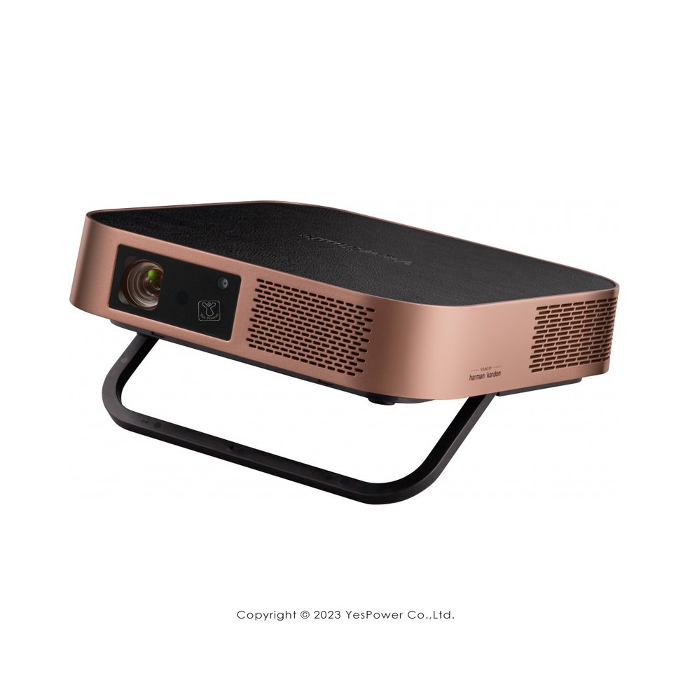 M2W ViewSonic 高亮 LED 無線瞬時對焦智慧微型投影機 搭載 Harman Kardon 喇叭 1700 LED 流明/3000000:1高對比/自動對焦