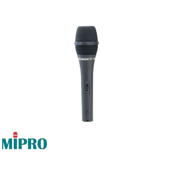 MM-707B MIPRO電容式有線麥克風 不附導線 / 附收藏皮套、麥克風夾 / 專業級演唱麥克