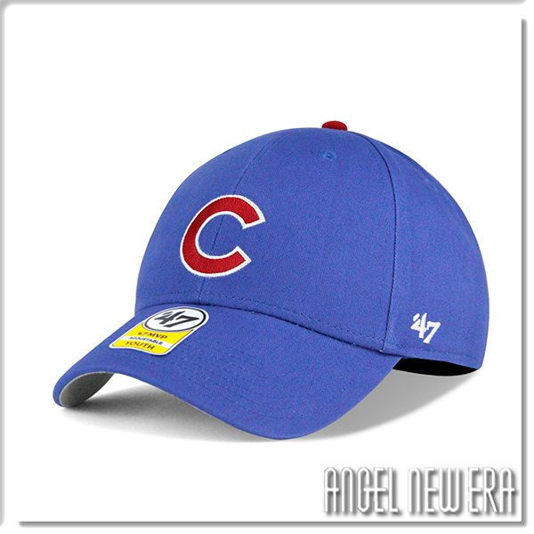 【ANGEL NEW ERA】47 brand 童帽 MLB 芝加哥 小熊 寶藍色 硬板 老帽 穿搭 潮流 限量