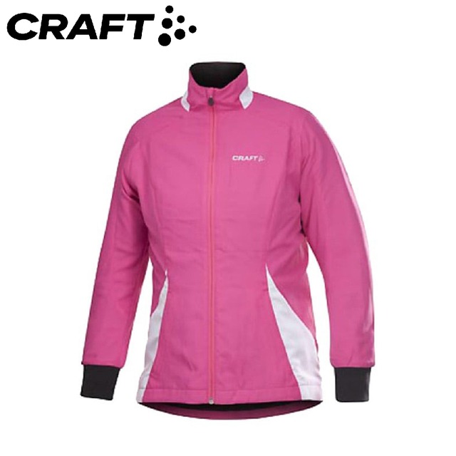 【CRAFT 瑞典 女 AXC 防風保暖外套《桃紅》】1900987/刷毛外套/防風外套/夾克