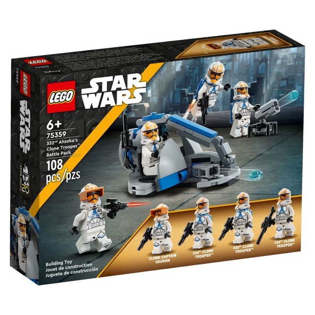 樂高LEGO STAR WARS 星際大戰 332亞蘇卡的軍團複製人戰鬥組合包 75359 TOYeGO 玩具e哥