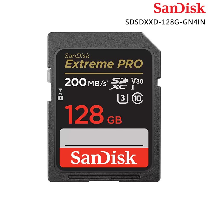 SANDISK Extreme PRO SDHC SDXC UHS-I 128GB 記憶卡 SDSDXXD-128G-GN4IN