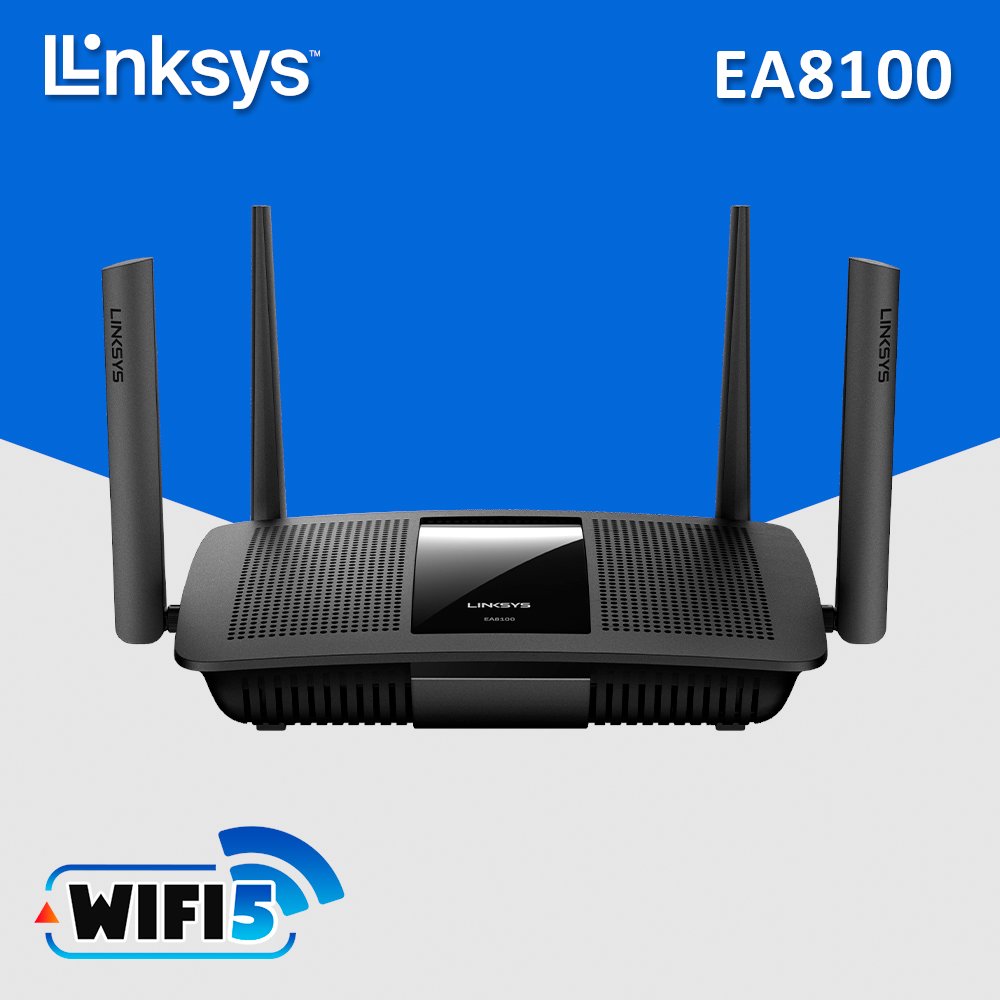 LINKSYS WiFi 5 AC2600 雙頻路由器 EA8100-AH