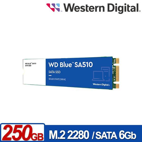 WD 藍標 SA510 250GB M.2 2280 SATA SSD WDS250G3B0B