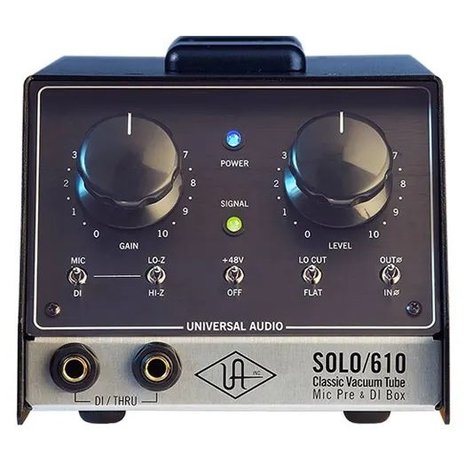 亞洲樂器 Universal Audio Solo 610 錄音室麥克風前級