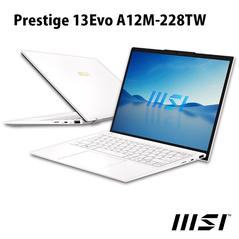 MSI微星 Prestige 13Evo A12M-228TW商務筆電(i7-1280P/32G/1TB/13.3/FHD+/W11P)