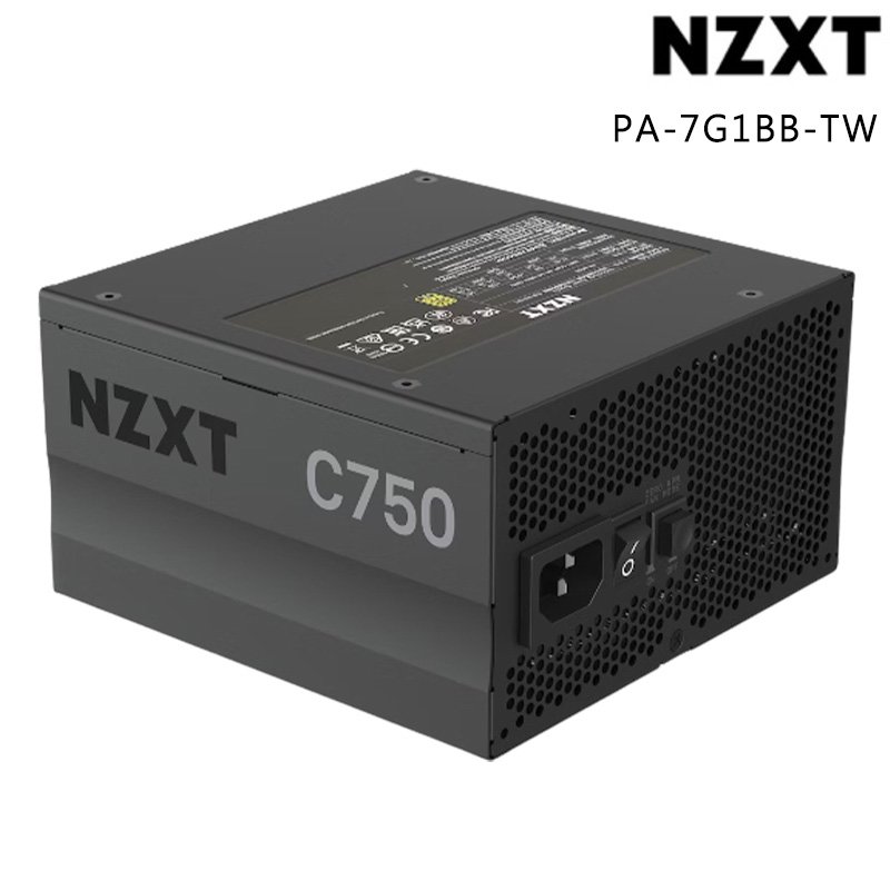 NZXT 恩傑 C750 750W 金牌 全模組 全日系電容 電源供應器 PA-7G1BB-TW /紐頓e世界
