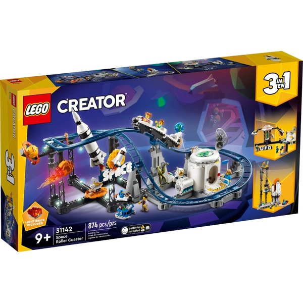 LEGO 31142 Creator創意百變系列3合1 太空雲霄飛車 外盒53.5*28*7cm 874p