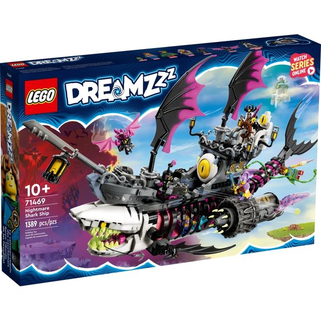 LEGO 71469 DREAMZzz電視影集 惡夢鯊魚船 外盒:58*38*8cm 1389pcs