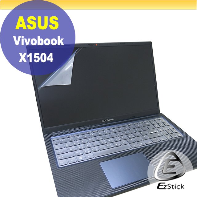 【Ezstick】ASUS X1504 X1504ZA 靜電式筆電LCD液晶螢幕貼 (可選鏡面或霧面)