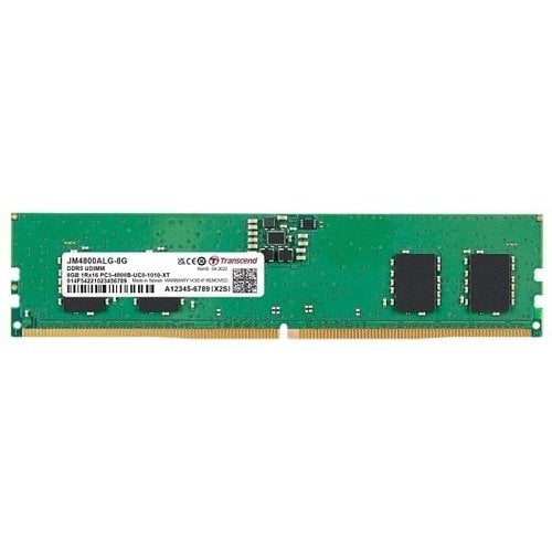 創見8GB JM DDR5 4800 U-DIMM 1Rx16 1Gx16 CL40 1.1V(FOR PC) 記憶體