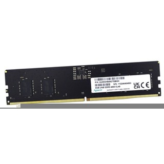 Apacer PC DDR5 UDIMM 4800-40 8GB RP(桌上型單面)-1024*16 記憶體