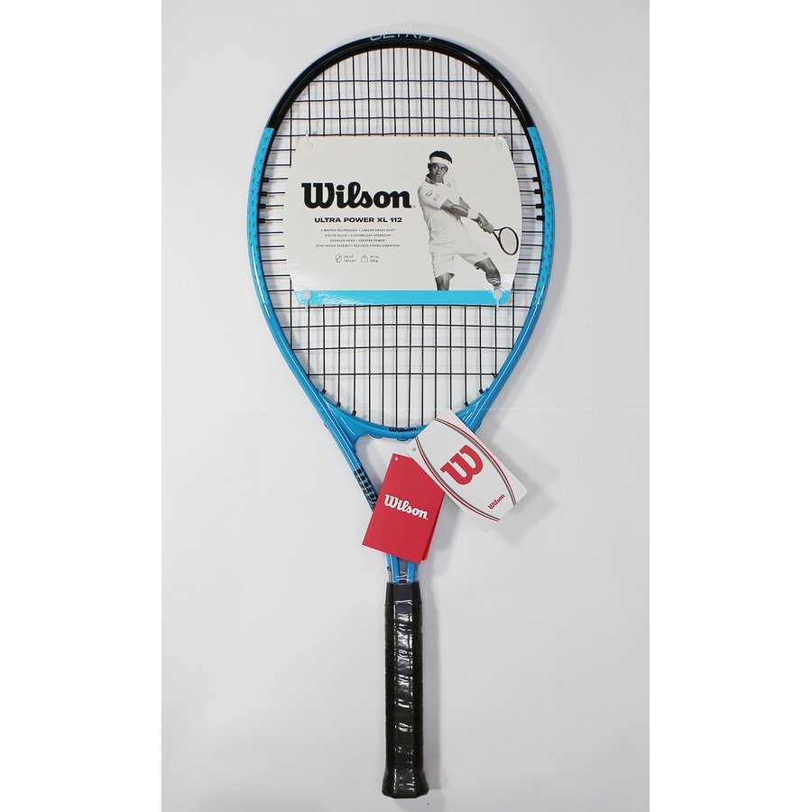 (E7)WILSON Ultra Power XL 112成人休閒網球拍 穿線拍 碳纖維 WR055310U2藍 [陽光樂活]