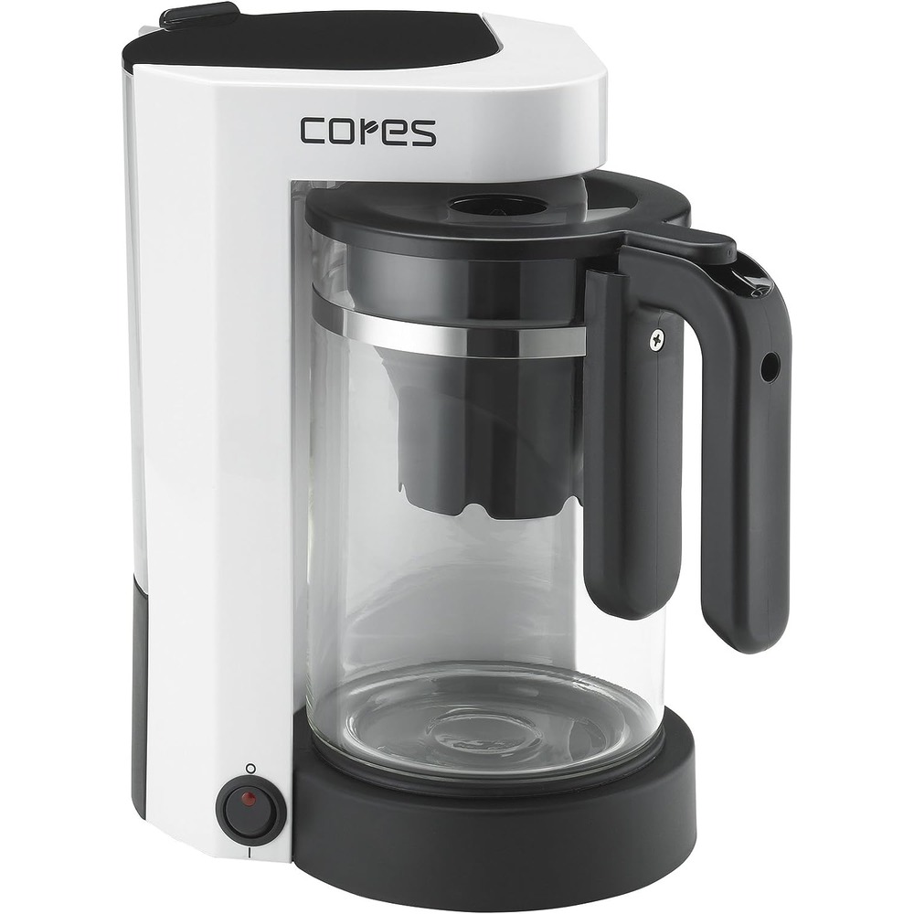 日本公司貨 Cores 5杯濾泡咖啡機 C301WH 鍍金濾杯 泡咖啡 泡茶 保溫 紅茶 中國茶 容量750ml