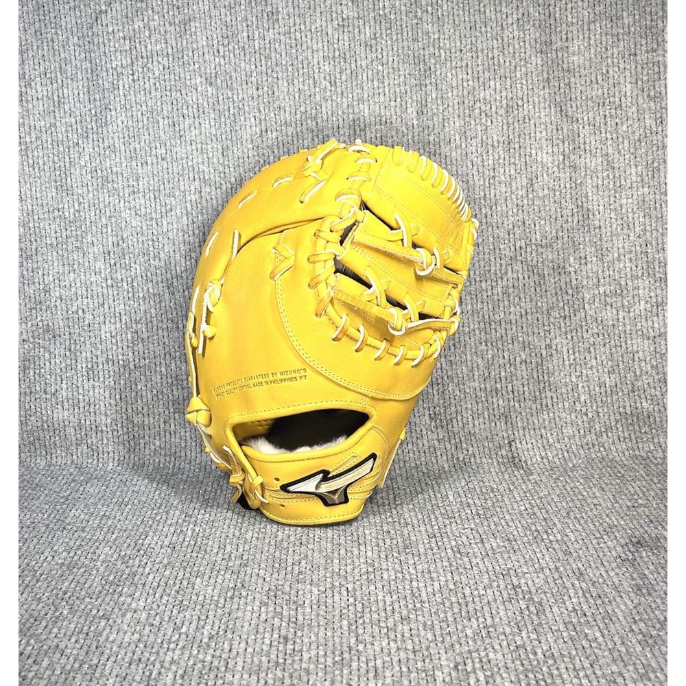 「野球魂」--特價！「MIZUNO」【GLOBAL ELITE GA】等級少年用軟式棒球手套（一壘手，1AJFY18000，47原皮色）附手套袋，for小五～中二