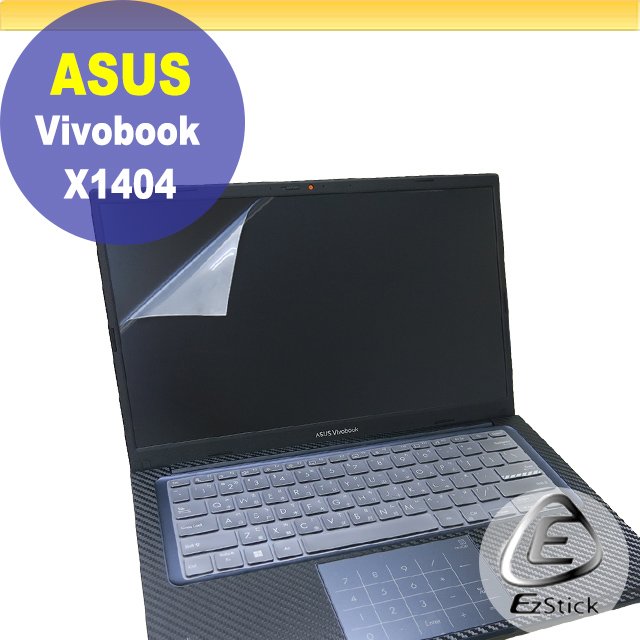 【Ezstick】ASUS X1404 X1404ZA X1404VA 靜電式筆電LCD液晶螢幕貼 (可選鏡面或霧面)