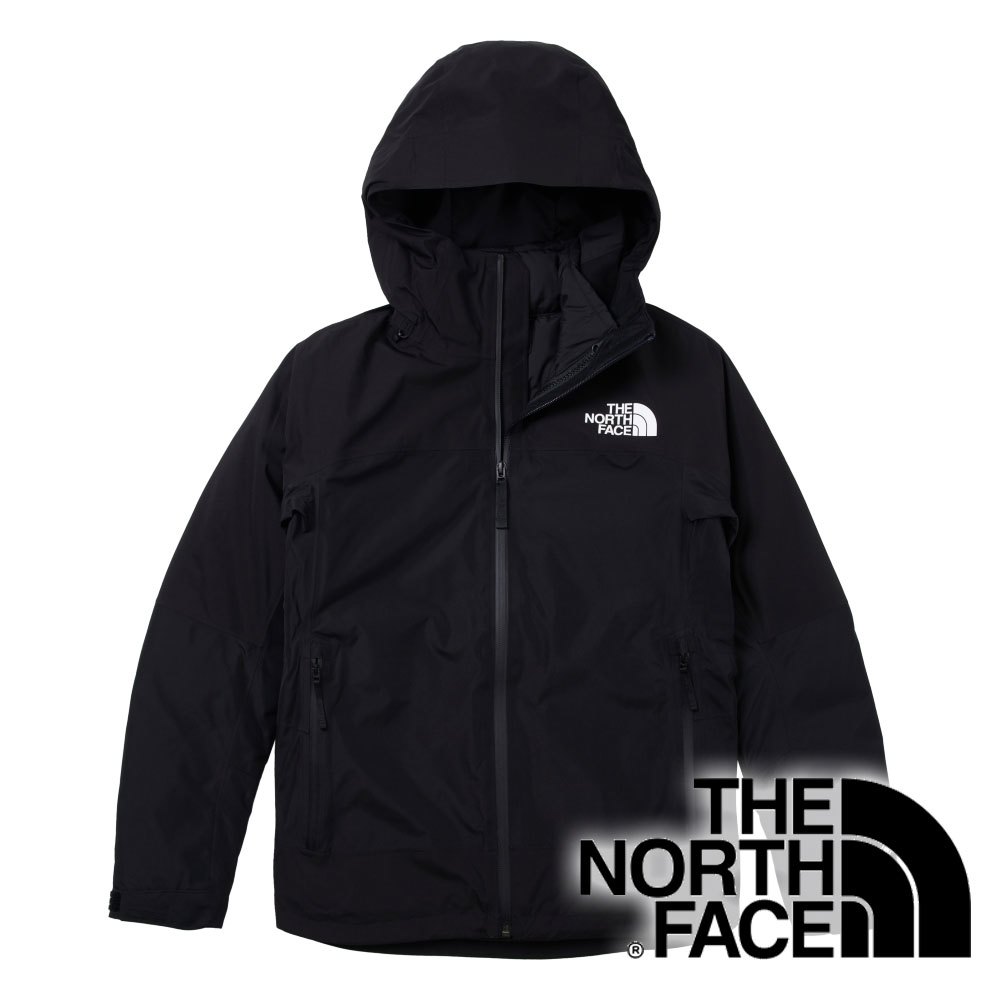 【THE NORTH FACE 美國】女兩件式GTX防水羽絨外套(鵝絨FP550)『黑』NF0A83RU 戶外 登山 露營 健行 休閒 時尚 防水 保暖外套 羽絨外套