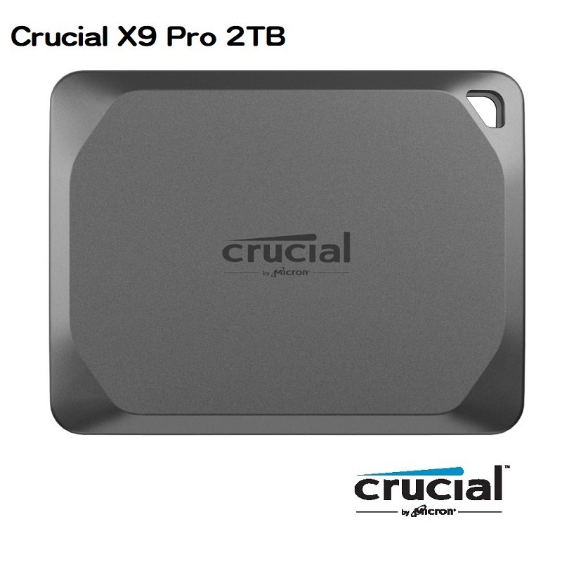 米特3C數位–Micron 美光Crucial X9 Pro 2TB 外接式SSD固態硬碟