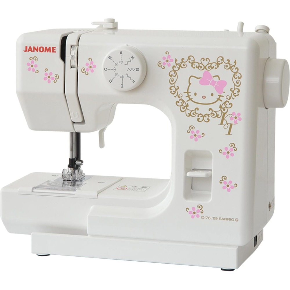 日本公司貨 JANOME 車樂美 KT-35 KITTY 電動 裁縫機 縫紉機 8種花樣 家用 小型 入門款 泰國製