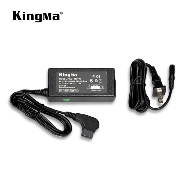 河馬屋 勁碼 KingMa KM-AC150 V掛電池交流電充電器 旅充 D-Tap 充電 16.8V 2A