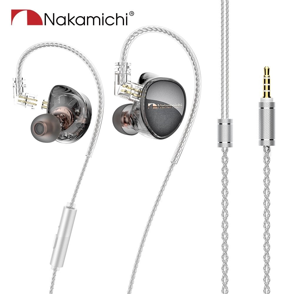 志達電子 【NAKAMICHI】 MV200 混合雙驅動入耳式有線耳機 ｜動鐵動圈 3.5mm 線控 2Pin接頭