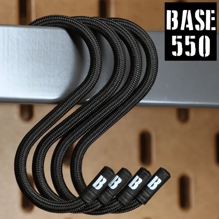 BASE 550 S HOOK/傘繩S勾/露營掛勾 H01 (一組四入)