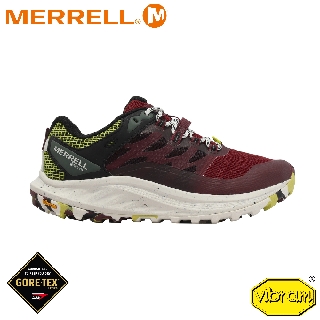 【MERRELL 美國 女 ANTORA 3 GORE-TEX 防水輕量越野健行鞋《深紅》】 ML067814/慢跑鞋/登山鞋