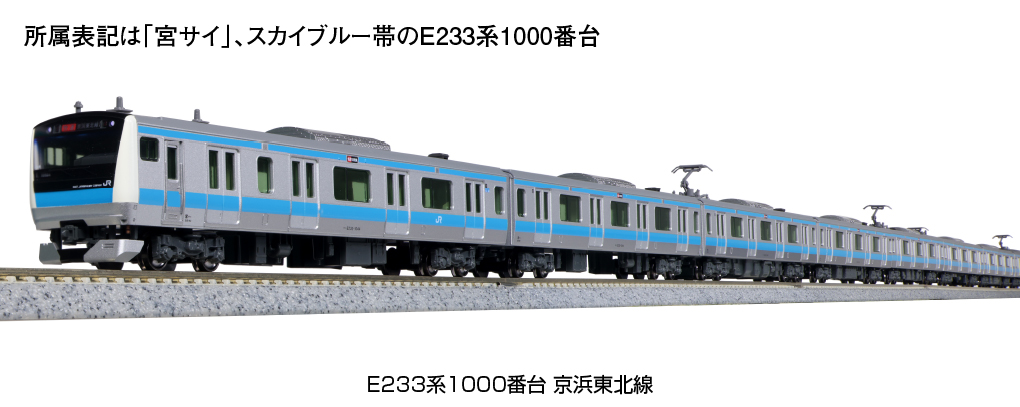 MJ 預購中Kato 10-1826 N規E233系1000番台京濱東北線基本組3輛組 