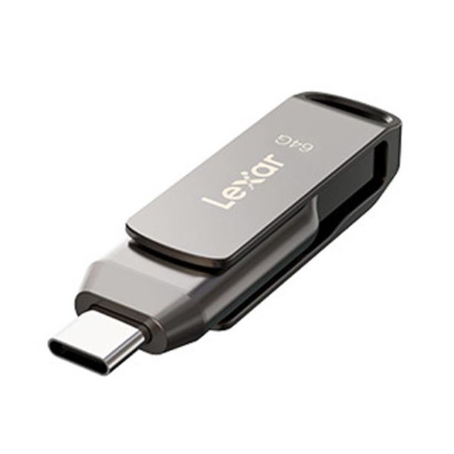 Lexar 雷克沙 D400 64GB USB 3.1 Type-C 雙頭隨身碟