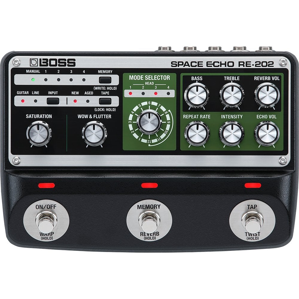《民風樂府》BOSS RE-202 空間迴音效果器 Space Echo 傳奇經典再現 全新品公司貨