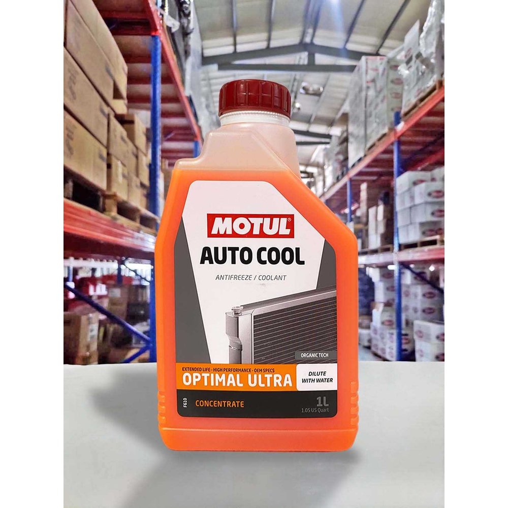 『油工廠』MOTUL AUTO COOL OPTIMAL ULTRA 水箱精 螢光橘 G12 1L