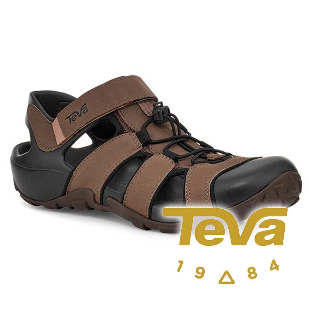 【TEVA】男Flintwood護趾水陸兩用鞋『土耳其咖啡』1118941 戶外 露營 登山 健行 多功能鞋 兩用鞋 水陸鞋
