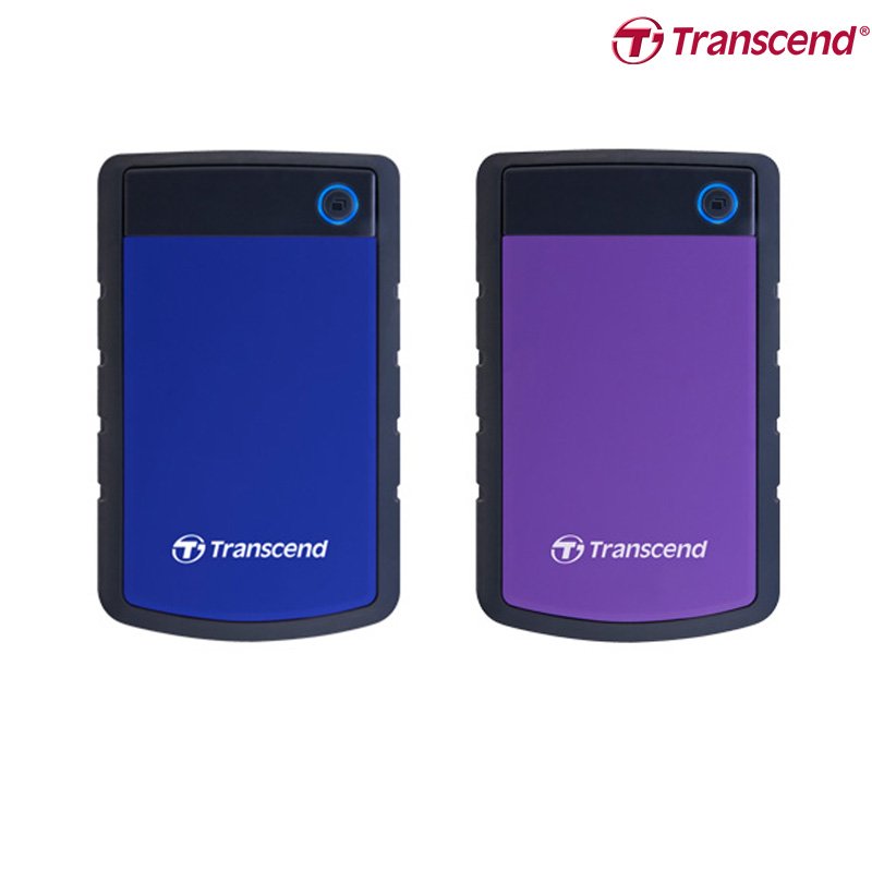 Transcend 創見 StoreJet 25H3 1TB 2.5吋 USB3.1 行動硬碟 藍色 紫色