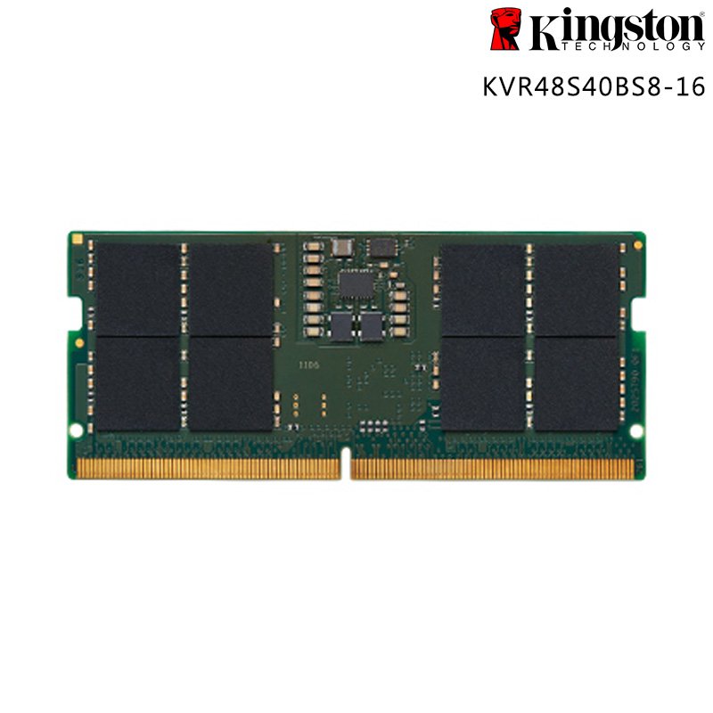 KINGSTON 金士頓 16G DDR5 4800 筆記型 記憶體 KVR48S40BS8-16